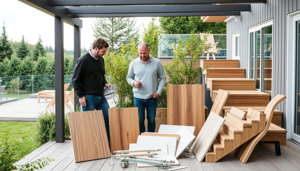 Valg av leverandør for terrassetrapp