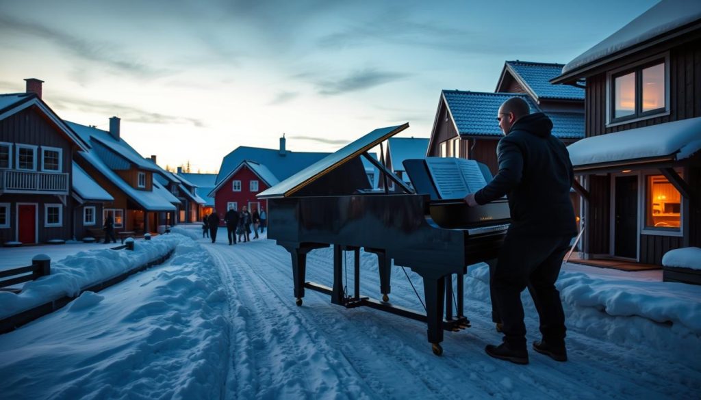 Valg av pianoflytter profesjonell tjeneste