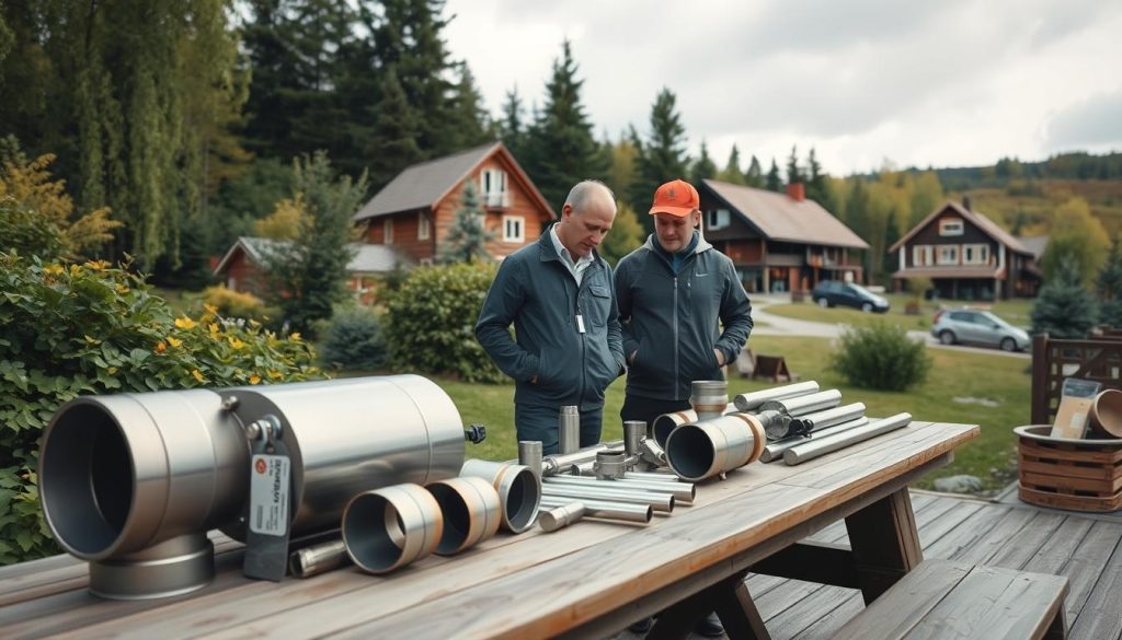 Valg av stålpipe leverandør