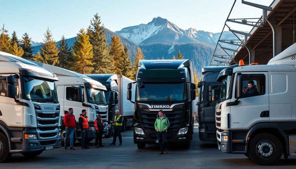 Valg av truck leverandør