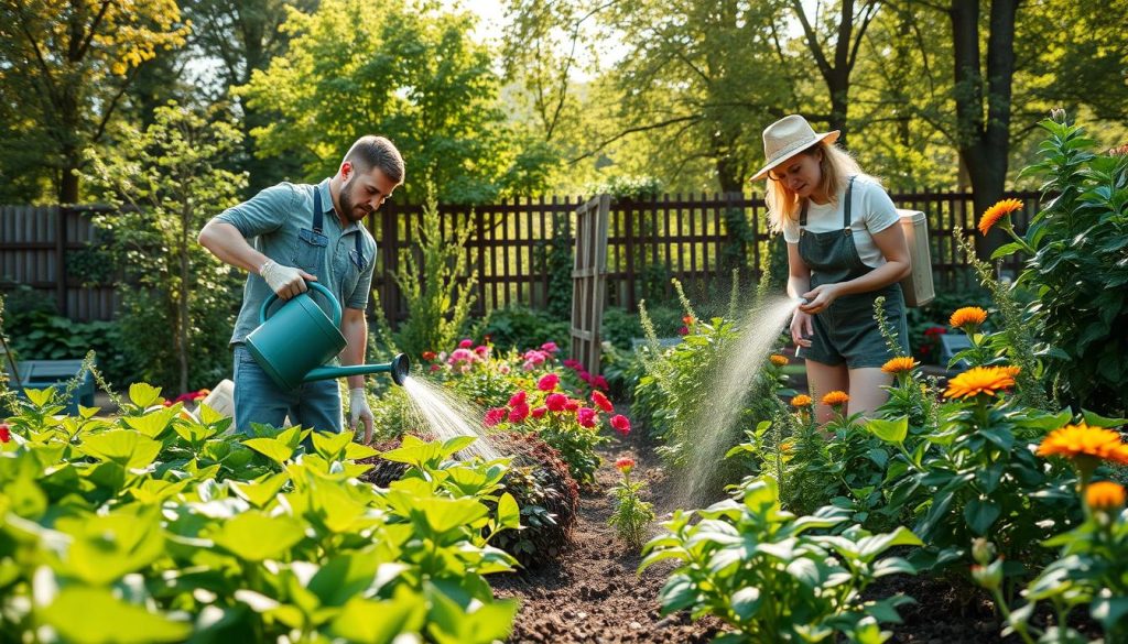 Vanning og gjødsling av hageplanter