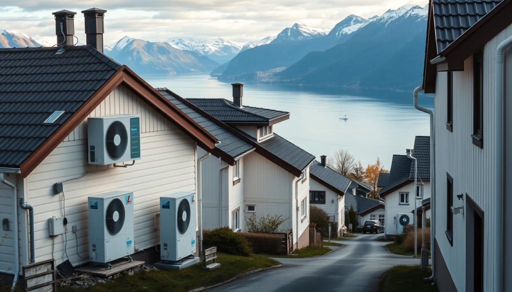 Varmepumpe installasjoner i norske byer