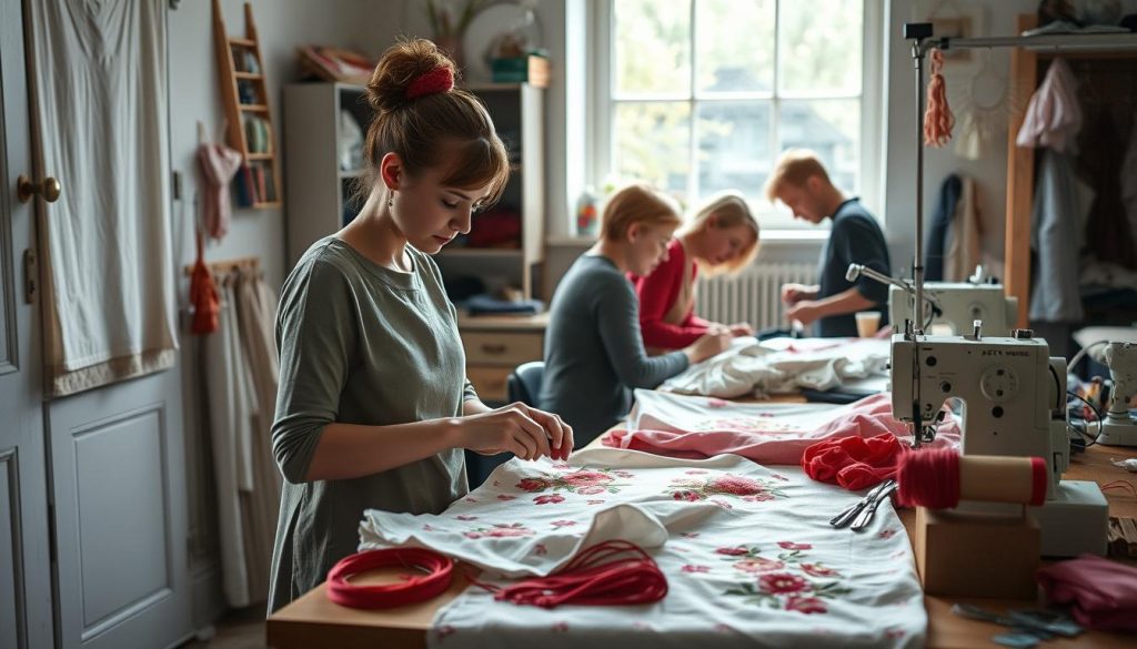 Vedlikehold av broderte klær