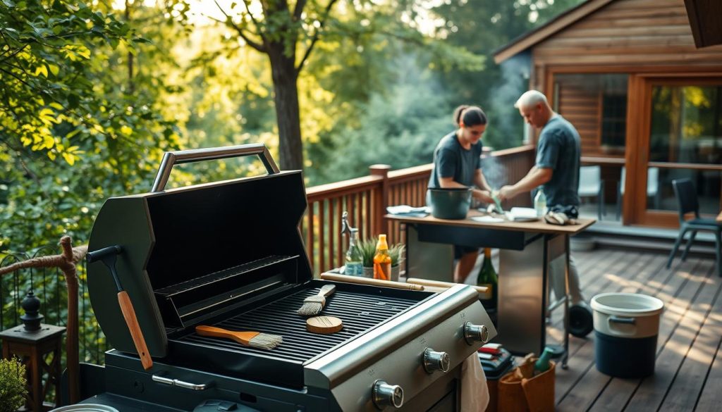 Vedlikehold av grillprodukter