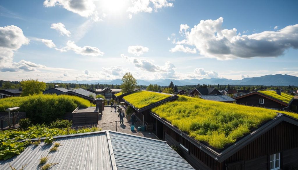 Vedlikehold av grønne tak