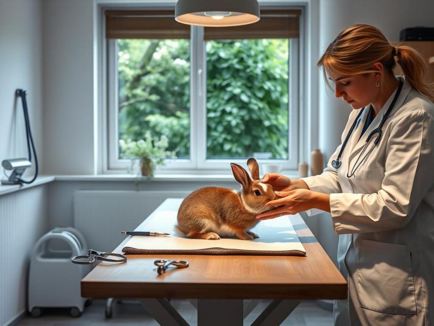 Veterinærtjenester for hoppekaniner