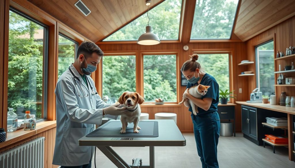 Veterinærtjenester på dyrehotell