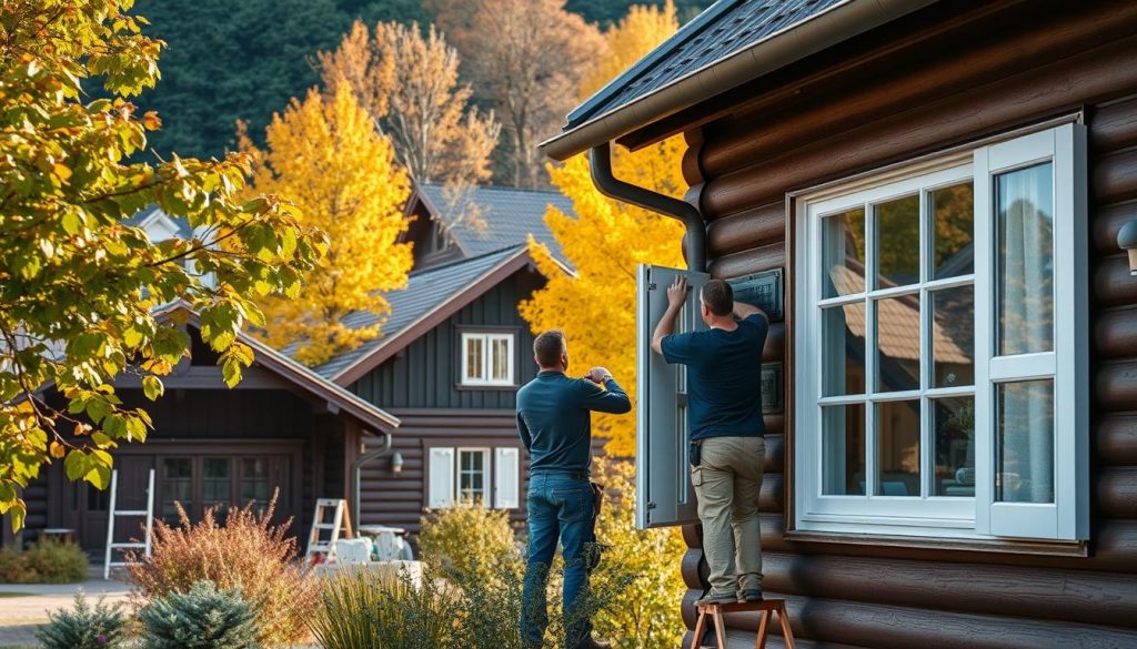 Vindusbytte i norske byer