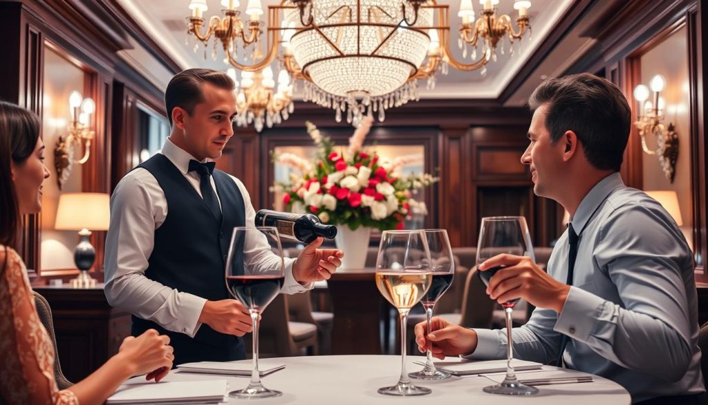 Vinsmaking med sommelier på Britannia Hotel