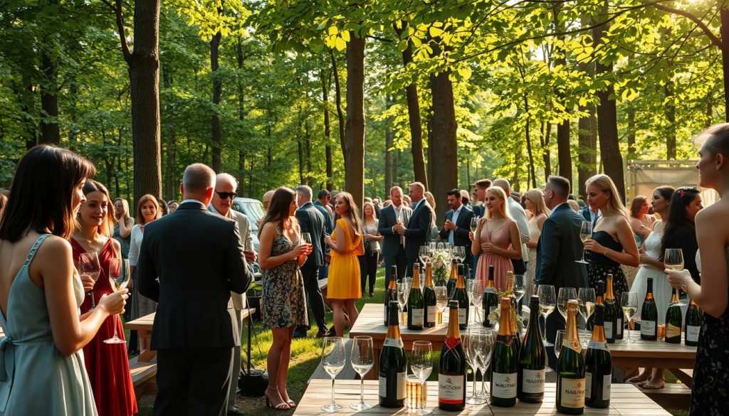 Vinsmaking og champagne festivaler