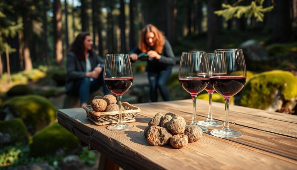 Vinsmaking og trøffel opplevelse