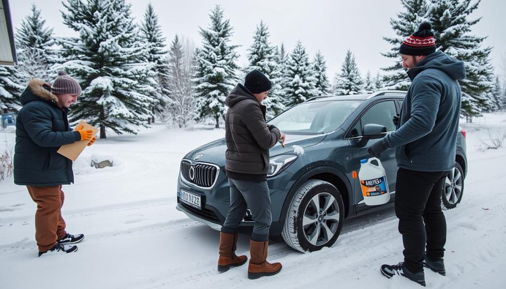 Vinterbehandling råd for bilen