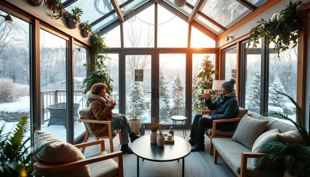 Vinterhage ventilasjon og oppvarming