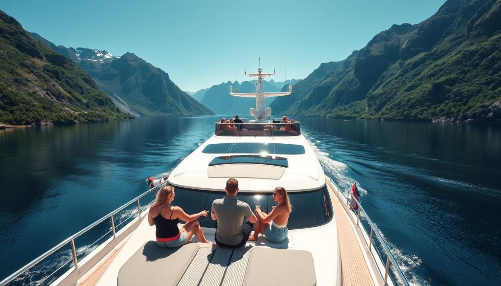 Yacht leie Norge luksus cruise