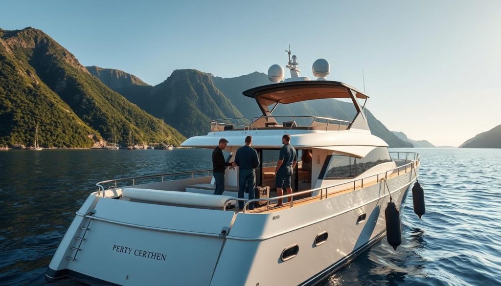 Yacht leie tips og sikkerhetskontroll