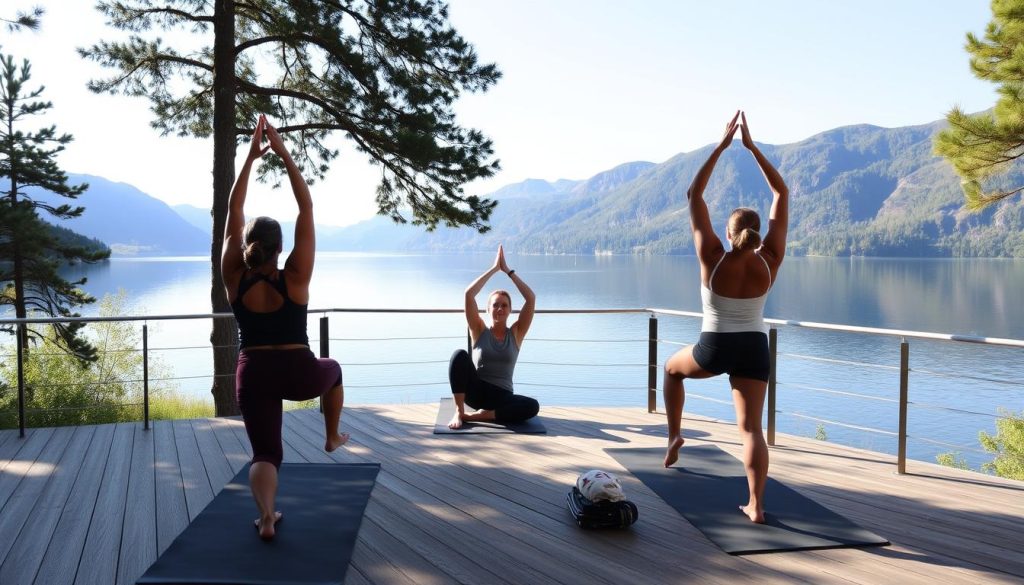 Yoga og pilates øvelser