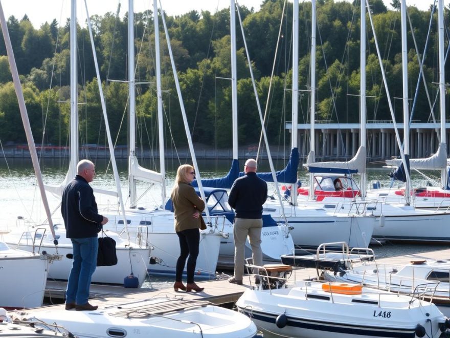 båt, marina, opplag, vedlikehold