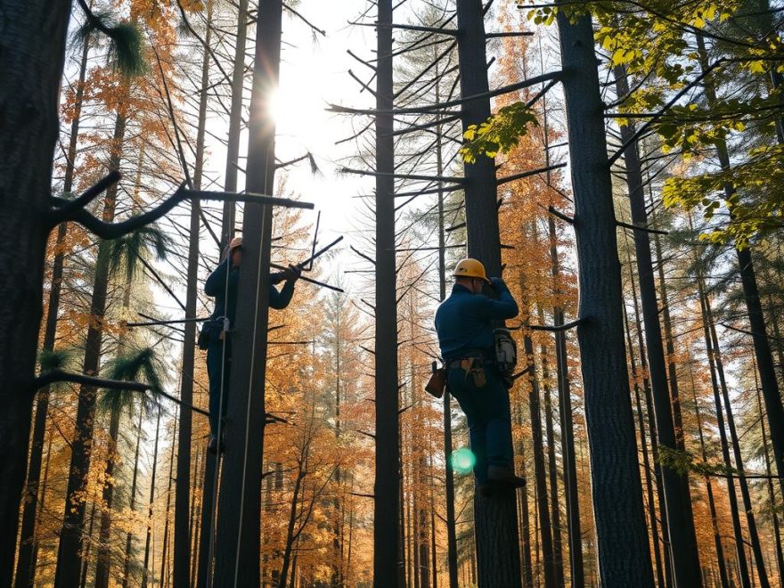 beskjæring og felling