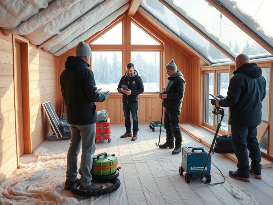 blåse inn isolasjon