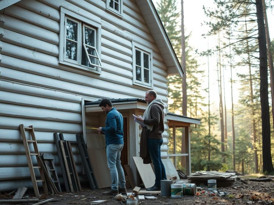 budsjett renovering gammelt hus