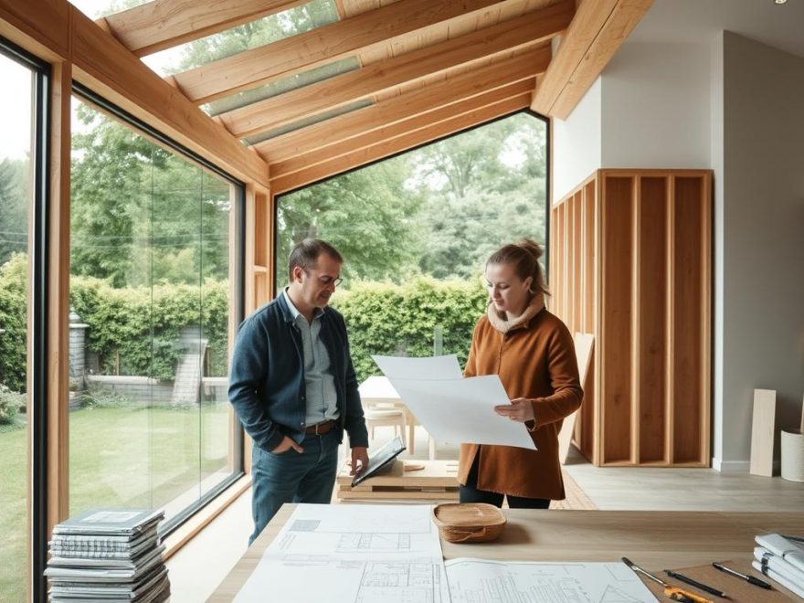 bygge på huset arkitekt