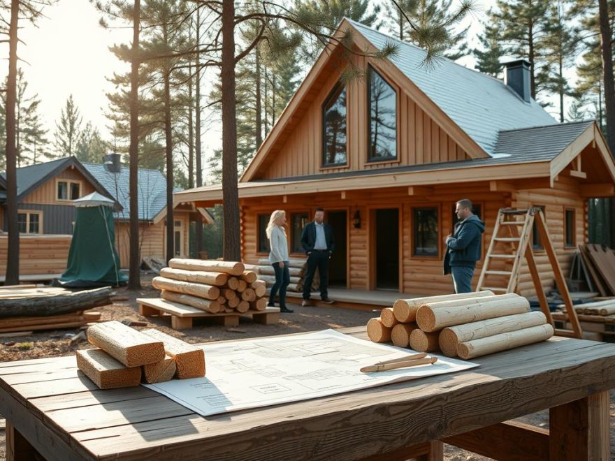 bygge tømmerhus pris