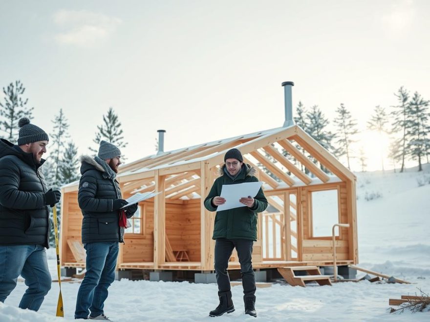 bygge varmepumpehus