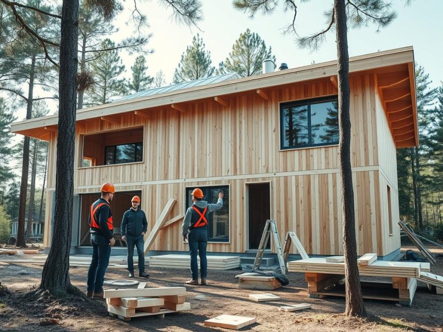 bygging av nytt hus