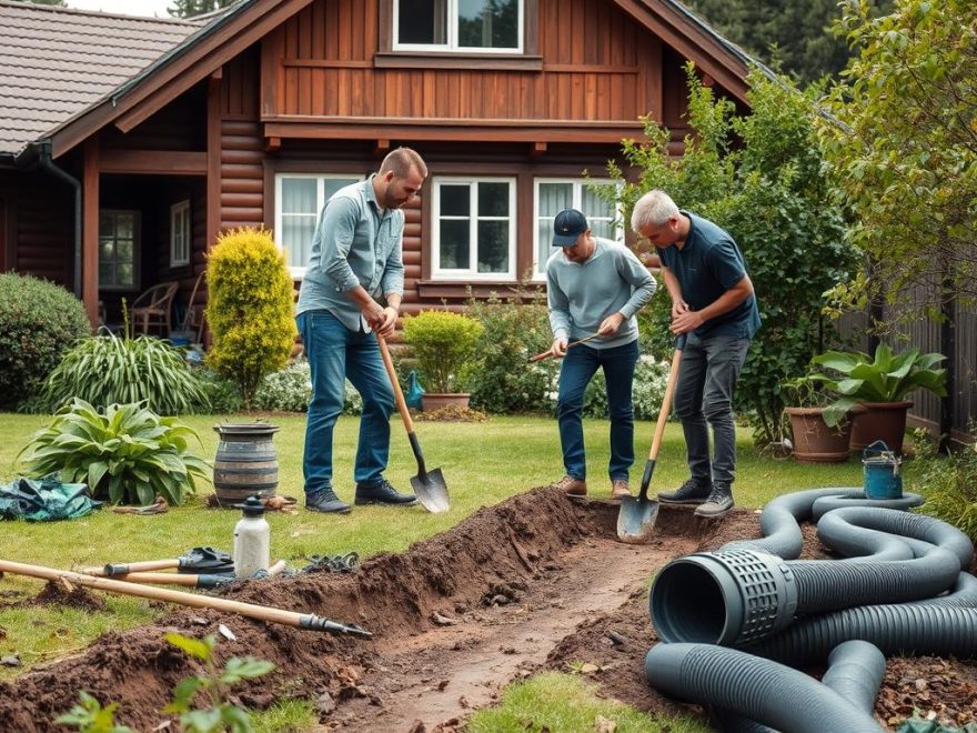 drenere hus selv