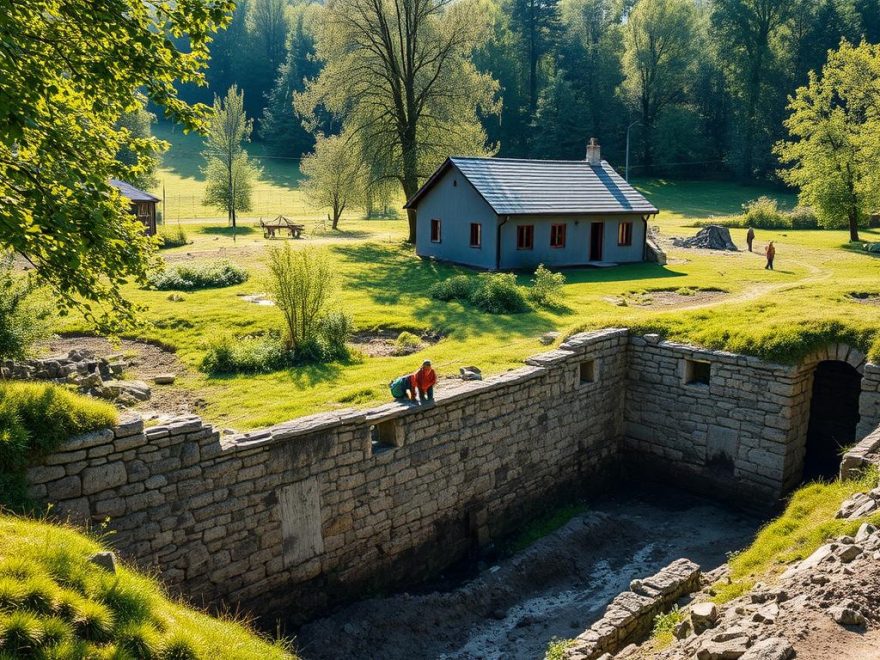 drenering av gammel grunnmur pris