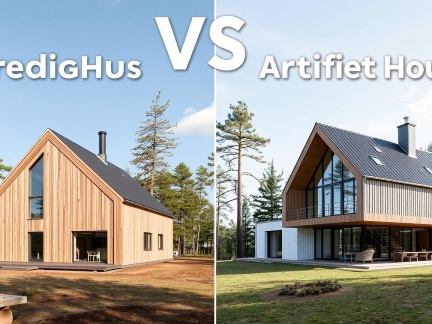 ferdighus eller arkitekttegnet hus