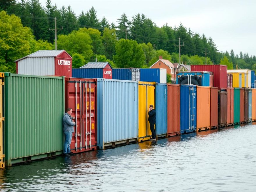 leie av container