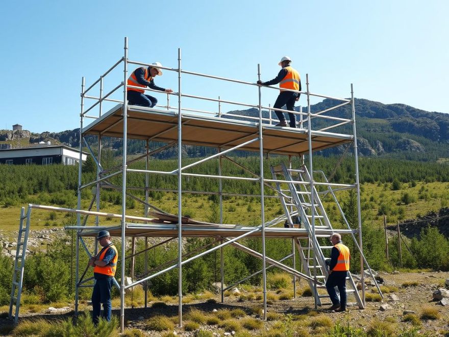 leie av rullestillas