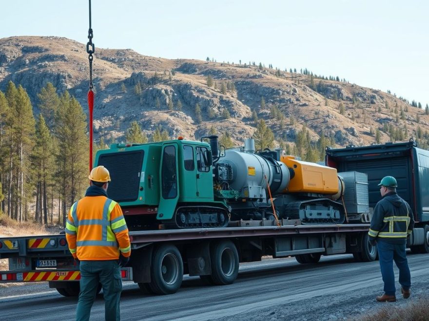 maskintransport sikring