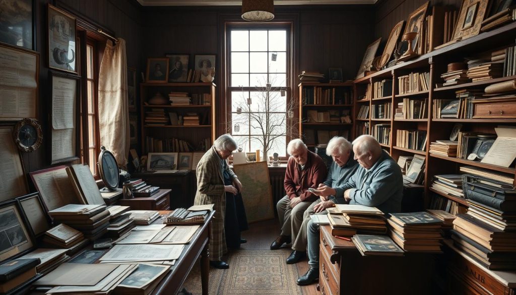 minnehistoriker dokumentasjon