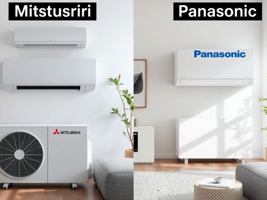 mitsubishi vs panasonic varmepumpe