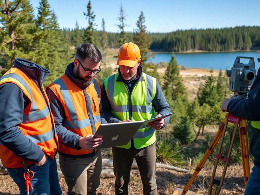 oppmåling og kartlegging