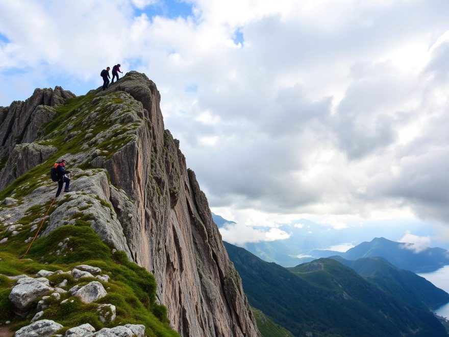 organiserte fjellklatringsturer