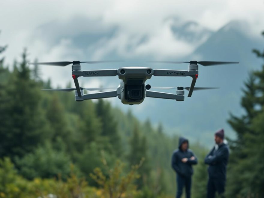 overvåking av områder med drone