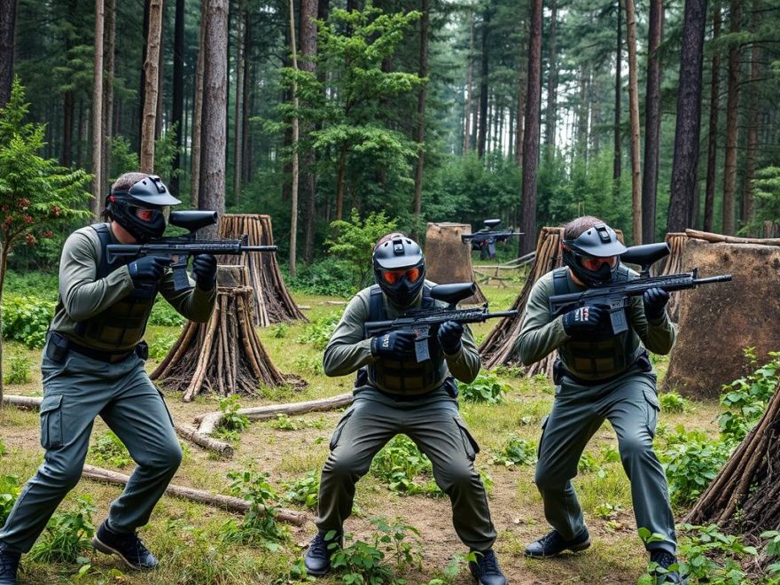 paintball og lasertag-tjenester