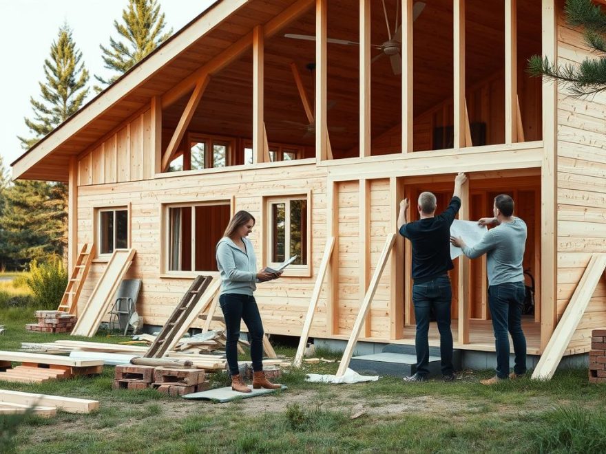 pris på bygge hus