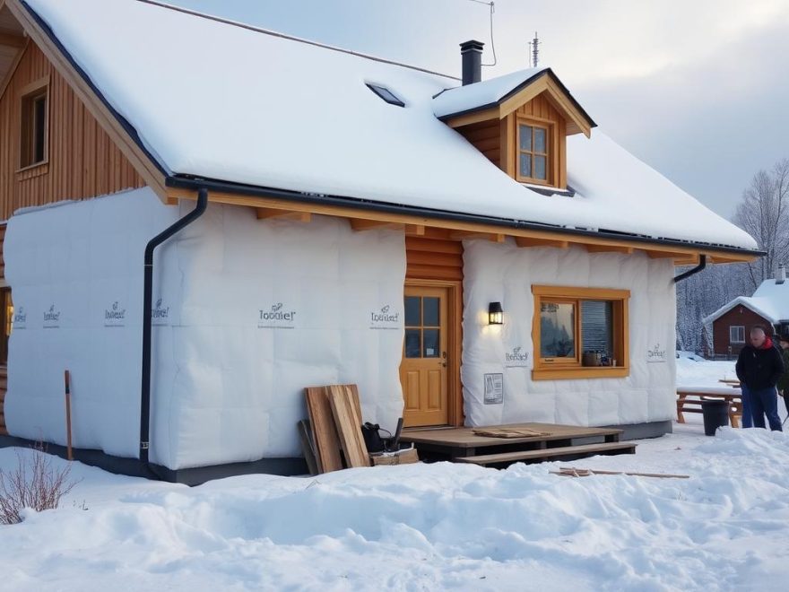 pris på etterisolering av hus